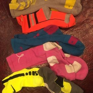 Elite Socks Lot (4) + 1 free Adidas pair